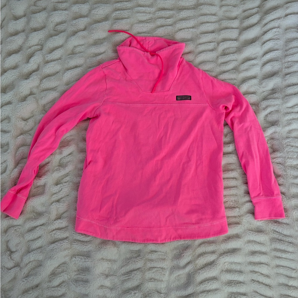 Vineyard Vines Hot Pink Pullover Hoodie